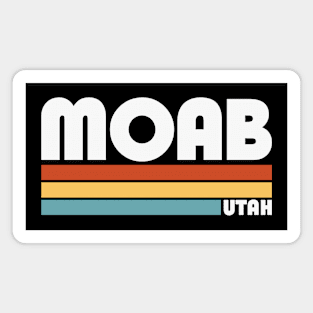 Moab Utah | Retro Red Rock Adventure Magnet